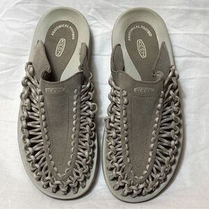 Keen Gray Women’s Slide Paracord Slip-On Outdoor Boat Walking Shoes. Size 7